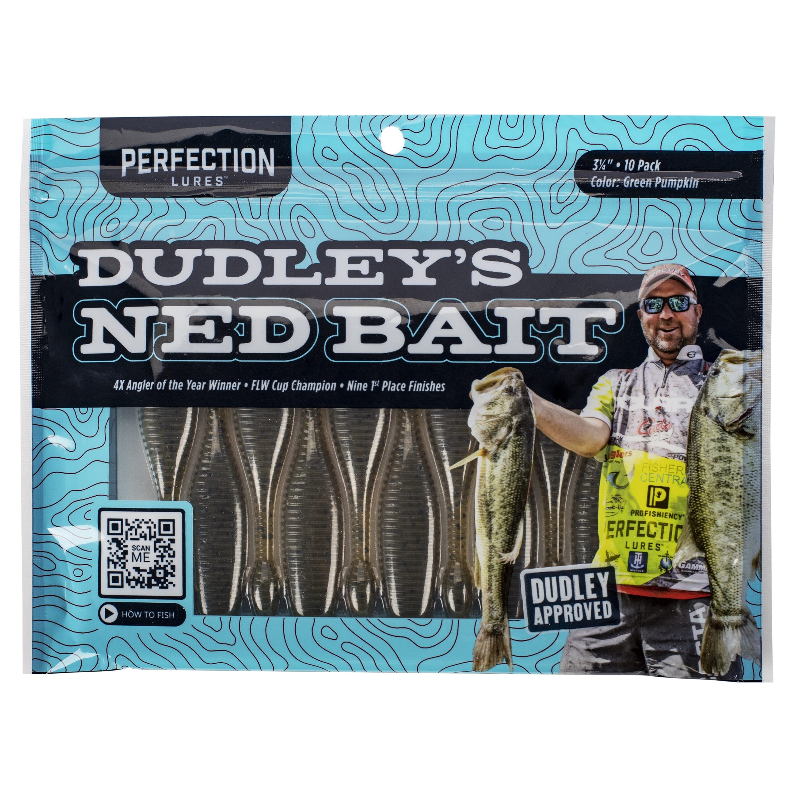 Dudley's Wacky Perfection Lures 5 3/8 Houdini Worm - 3 Packs New 24 worms